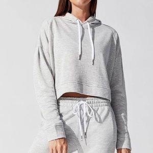 ALALA Silver Terry Hoodie / sweatshirt size S